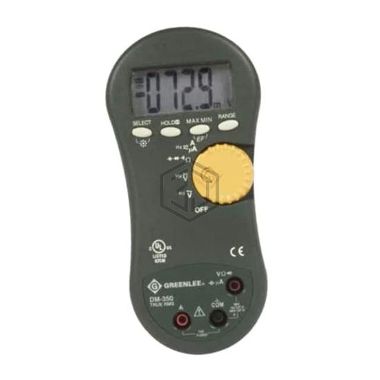 DM-300 - Greenlee Communications - Equipment - Multimeters