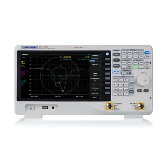 SVA1075X - Siglent Technologies NA, Inc. - Equipment - RF Analyzers