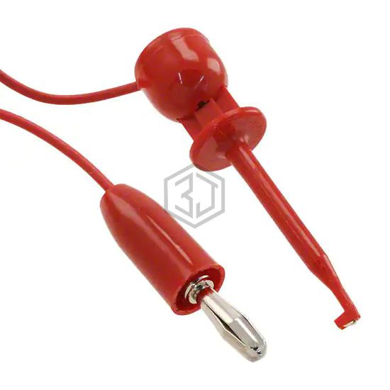BX1W-36RED - E-Z-Hook - Test Leads - Banana, Meter Interface