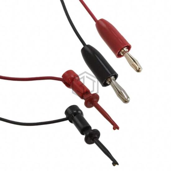 BXM-18R/B - E-Z-Hook - Test Leads - Banana, Meter Interface