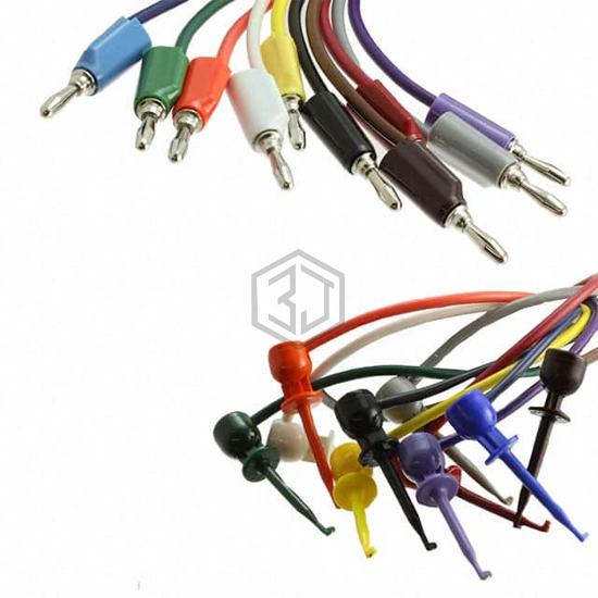 601W-18-S - E-Z-Hook - Test Leads - Banana, Meter Interface