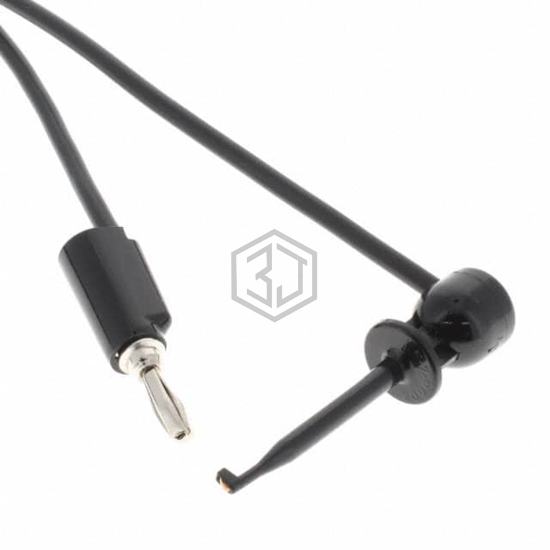 601W-60BLK - E-Z-Hook - Test Leads - Banana, Meter Interface