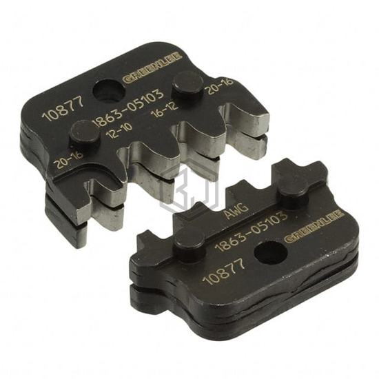 10877 - Greenlee Communications - Crimpers - Crimp Heads, Die Sets