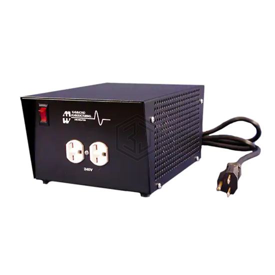 240FT - Hammond Manufacturing - Isolation Transformers and Autotransformers, Step Up, Step Down
