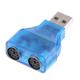 SANOXY-VNDR-DUAL-PS2-BLU-2PORT - Sanoxy
